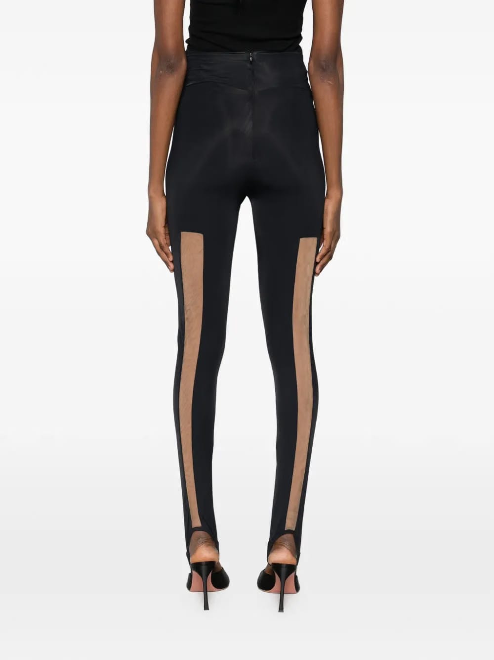 mesh panelled leggings