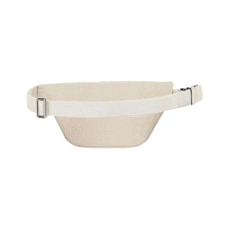 Gucci GG Embossed Belt Bag White