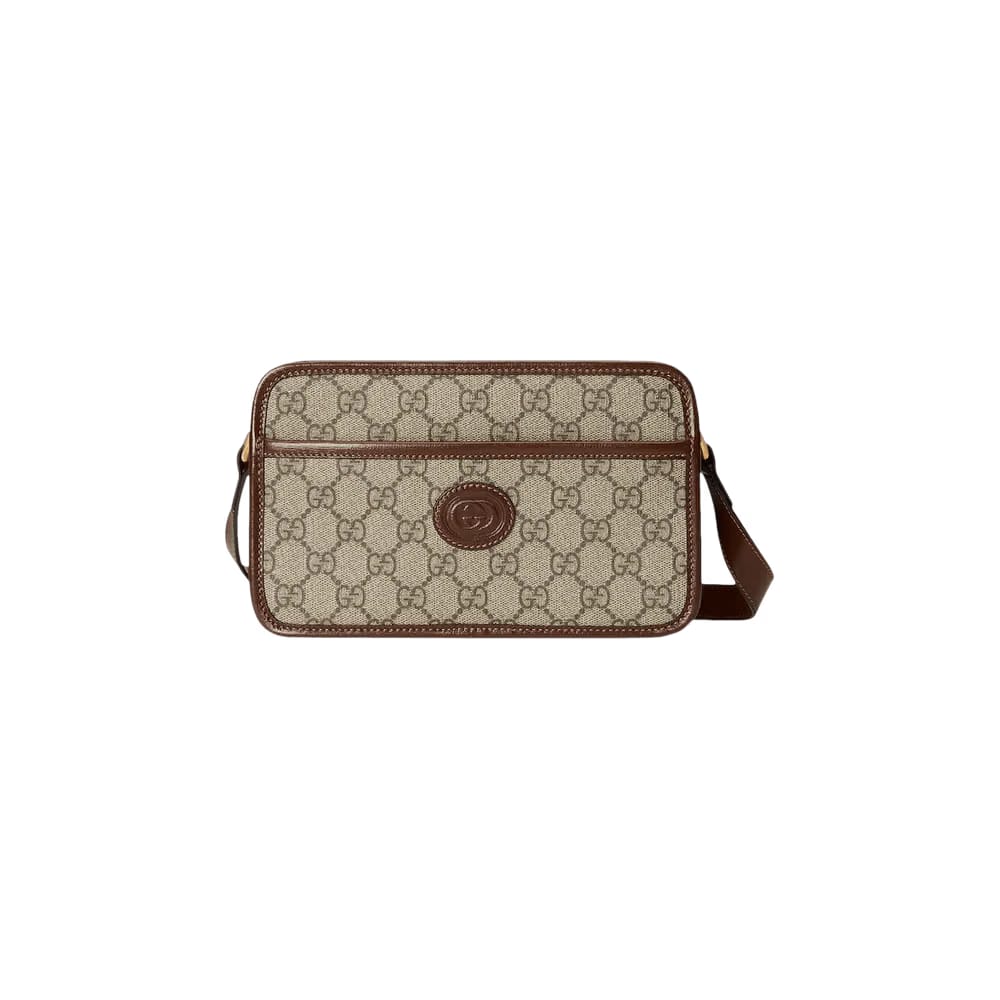Gucci Mini Bag With Interlocking G Beige/Ebony/Brown Sugar
