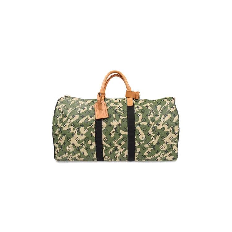 Louis Vuitton x Takashi Murakami Keepall Bandouliere 55 Monogramouflage