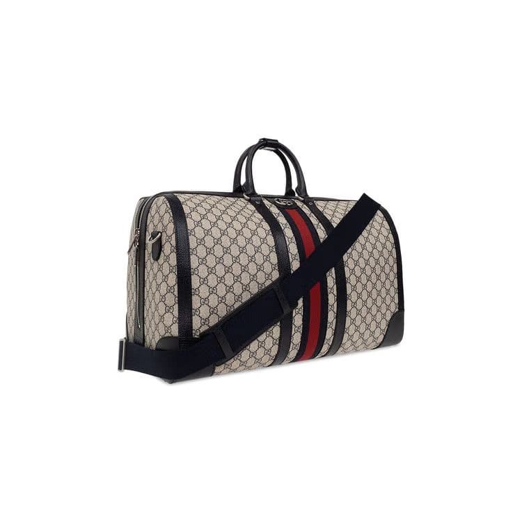 Gucci Savoy Large Duffle Bag Beige/Blue