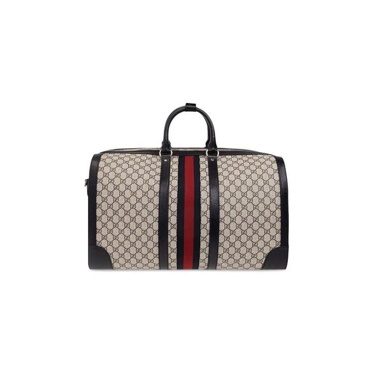 Gucci Savoy Large Duffle Bag Beige/Blue