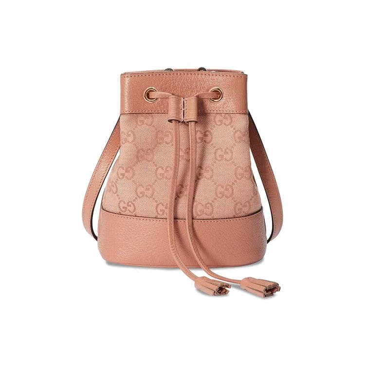 Gucci Ophidia GG Mini Bucket Bag Pink