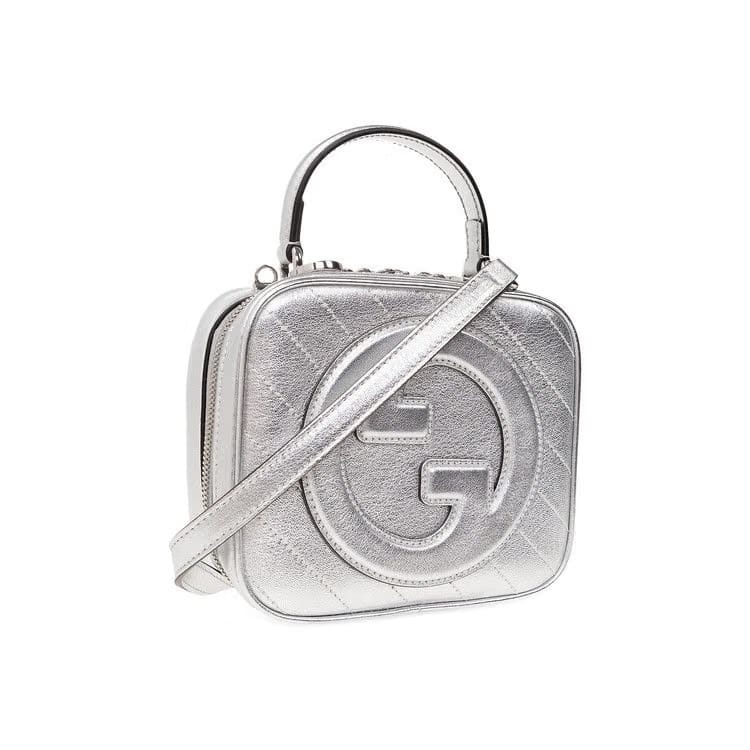 Gucci Blondie Top Handle Bag Silver