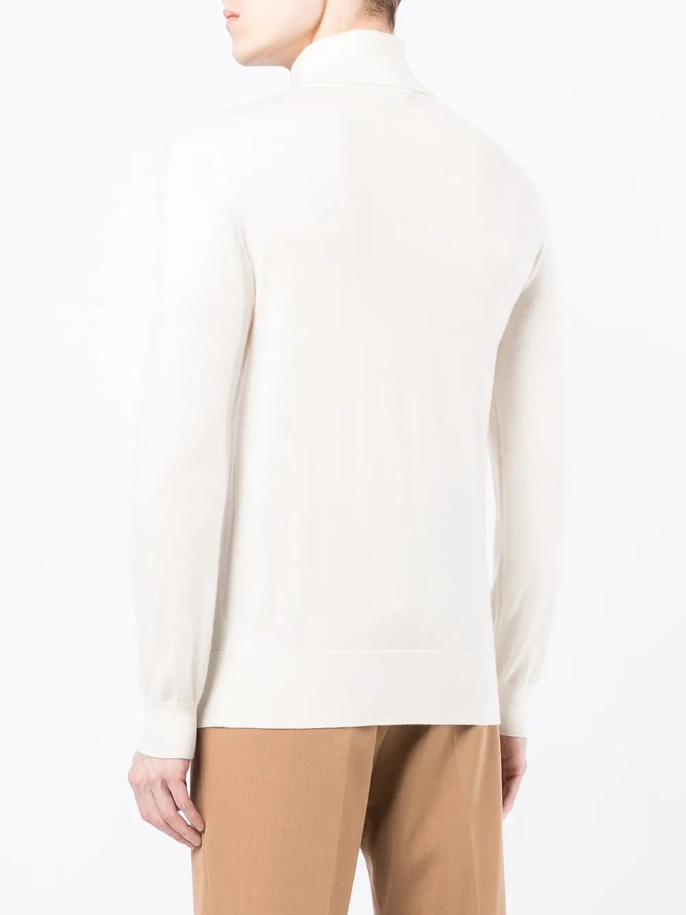 roll neck cashmere sweatshirt