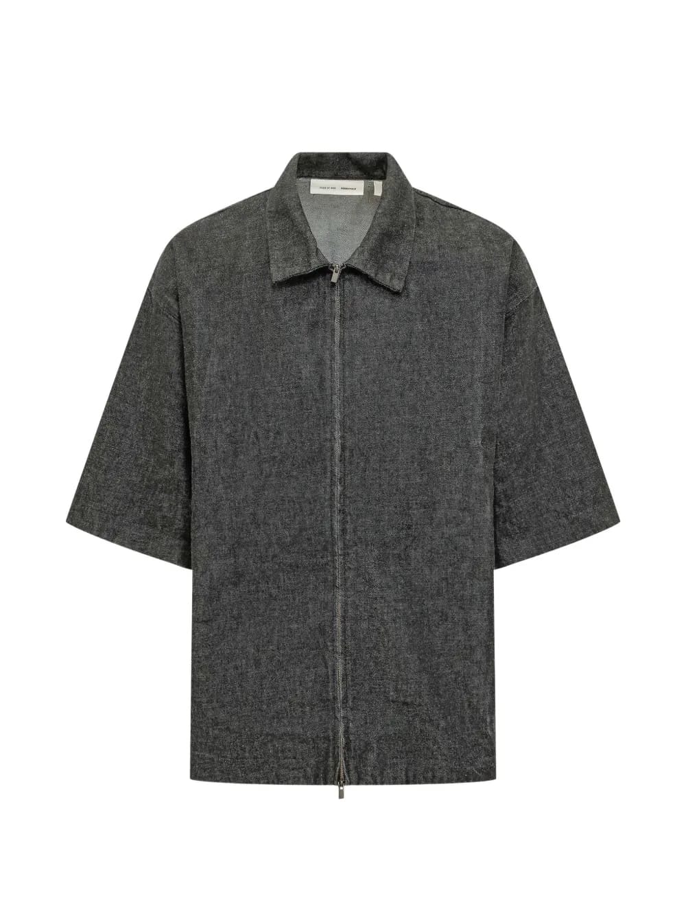 Work full-zip denim shirt
