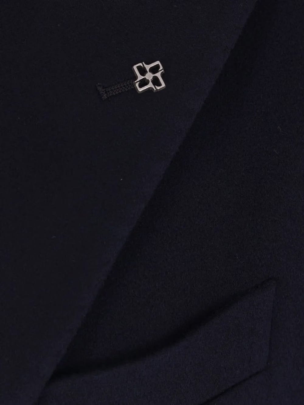 peak-lapel double-breasted blazer
