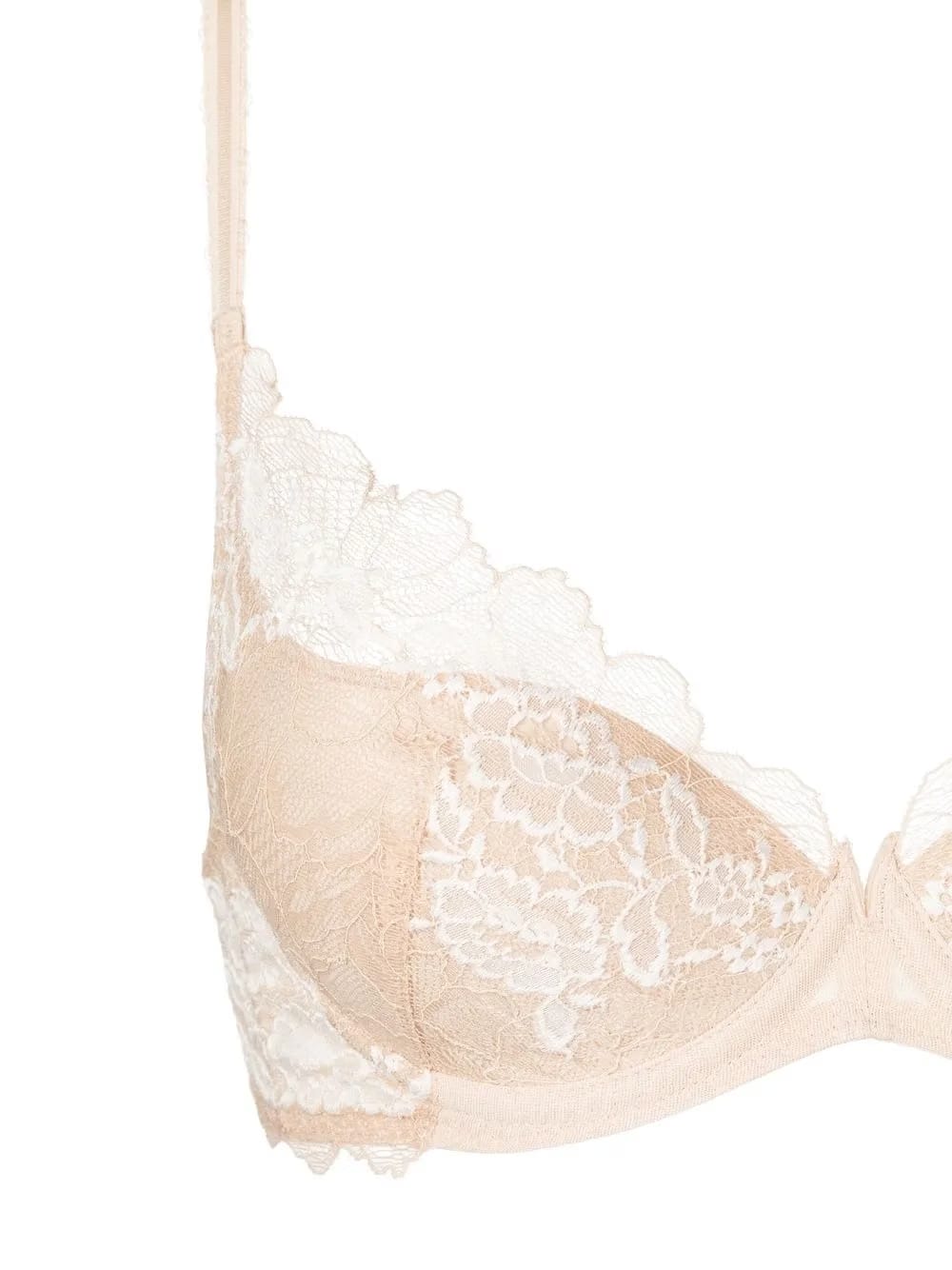 lace-detail moulded bra
