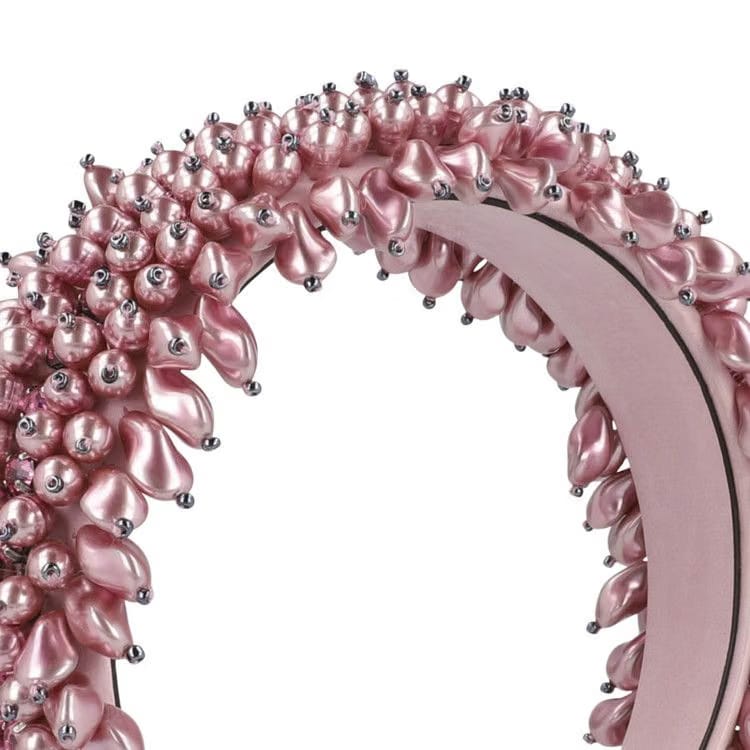 Gucci Beaded Headband Pink
