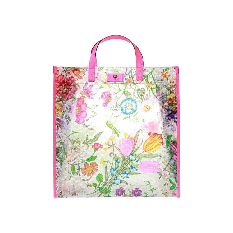Gucci Floral Motif Tote Mulicolor