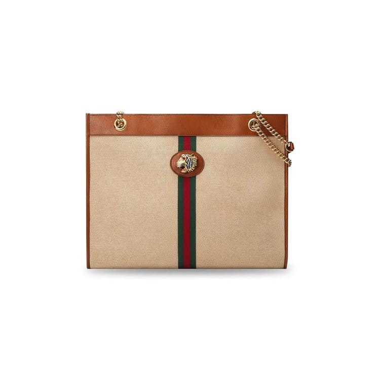 Gucci Rajah Large Tote Sand