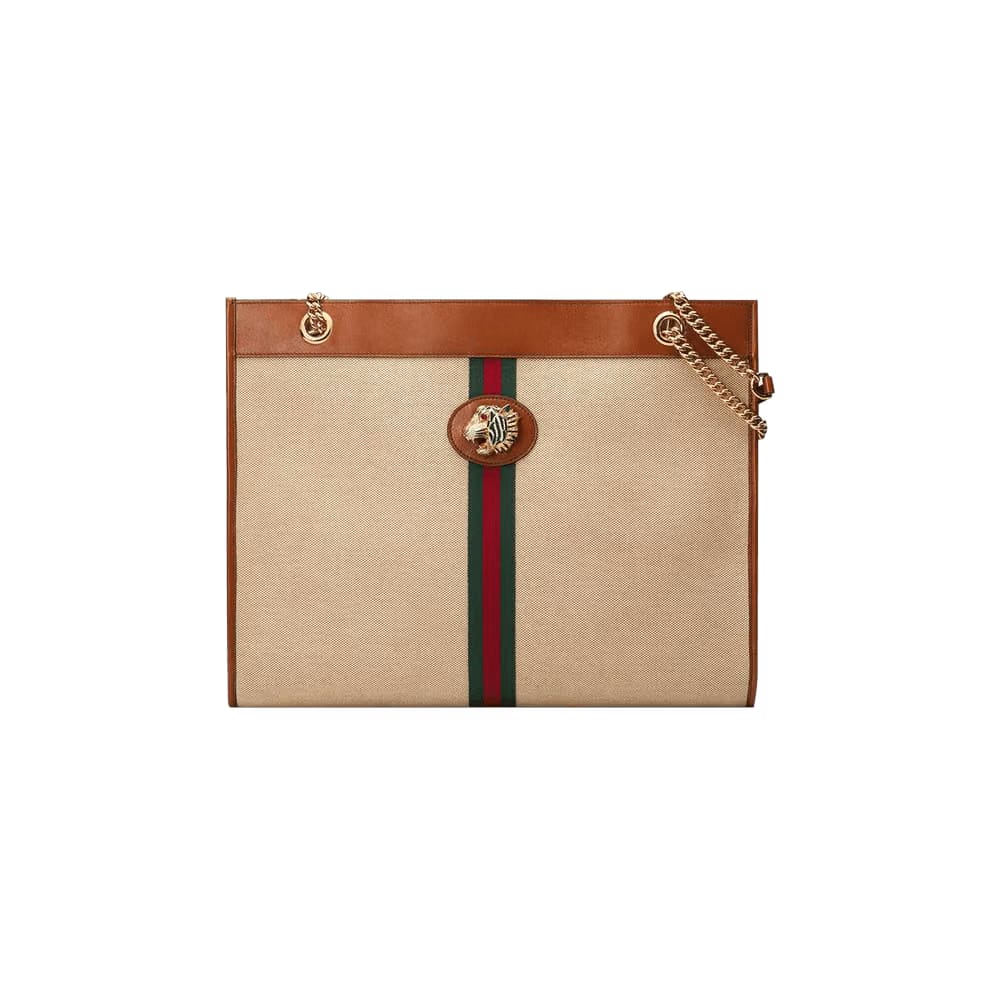 Gucci Rajah Large Tote Sand