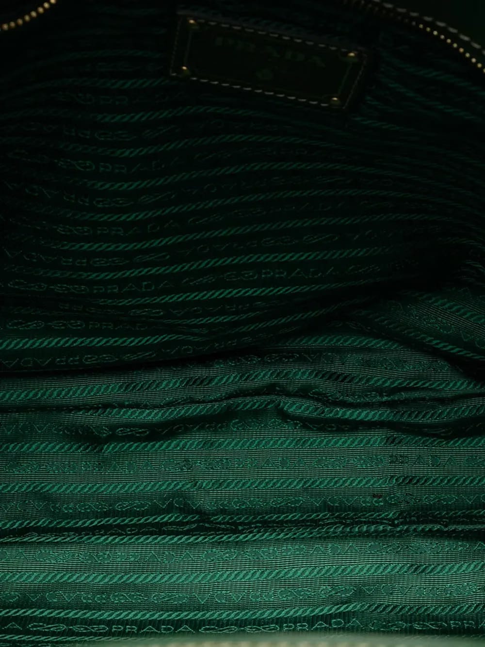 2010-2026 Saffiano Trimmed Tessuto Logo Plate Convertible Tote satchel