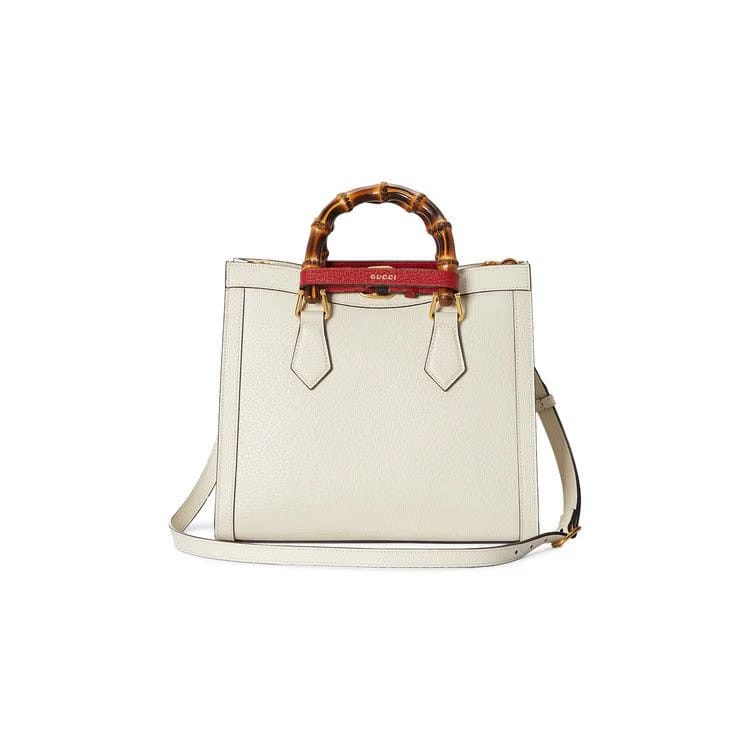 Gucci Diana Small Tote Bag White