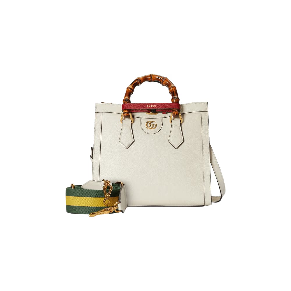 Gucci Diana Small Tote Bag White