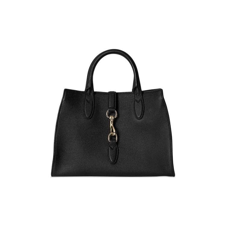 Gucci Medium Tote Bag With Hook Closure Black
