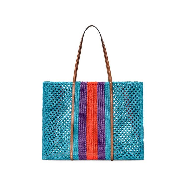 Gucci Large Interlocking G Tote Bag Light Blue