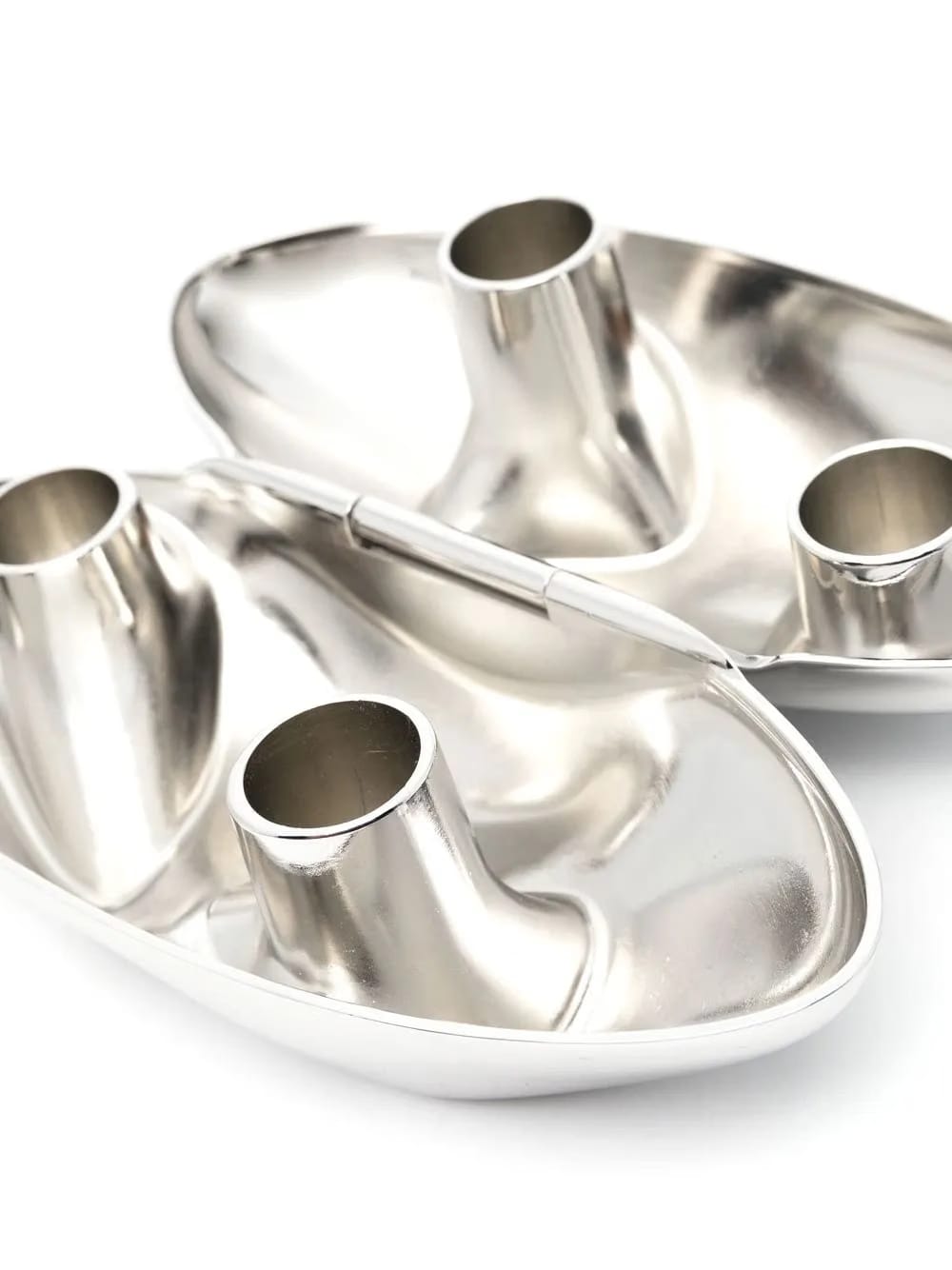 folding logo-engraved candle holder