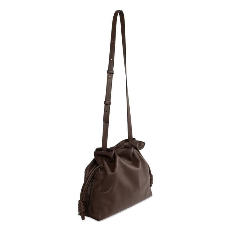 Loewe Medium Flamenco Clutch Chocolate