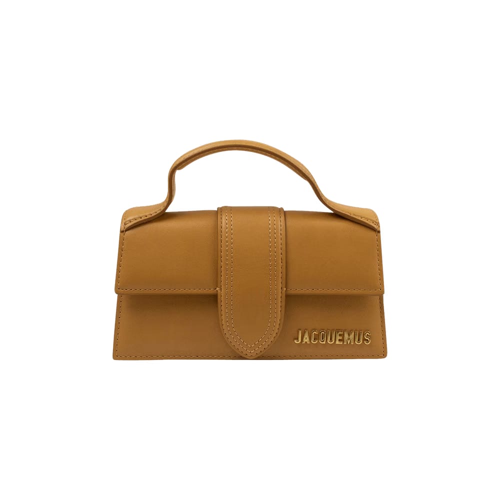 Jacquemus Le Bambino Leather Crossbody Bag Tan