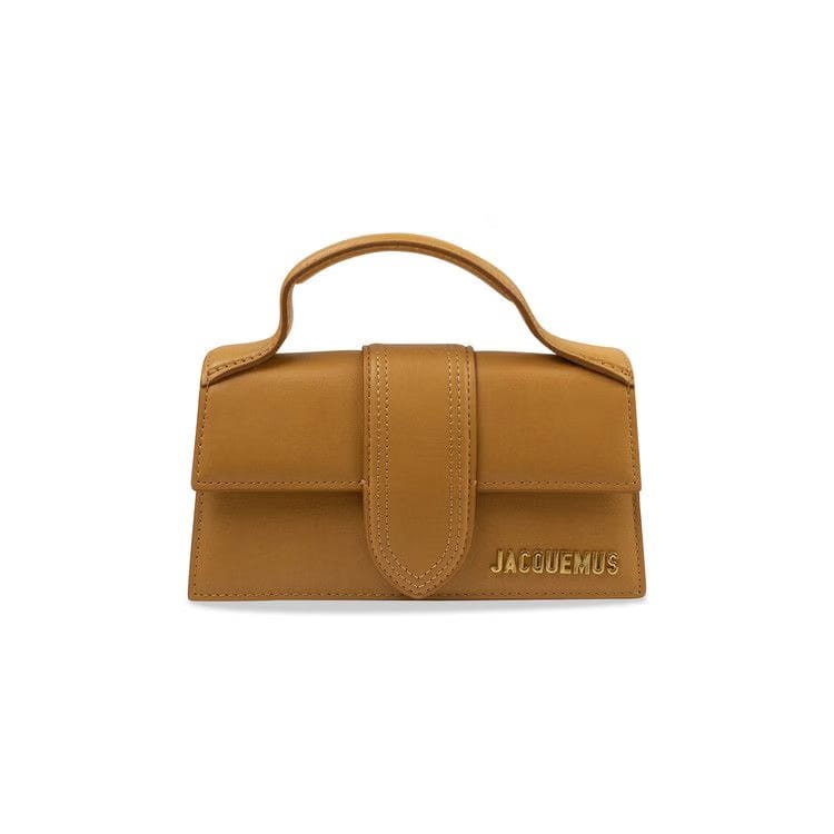 Jacquemus Le Bambino Leather Crossbody Bag Tan