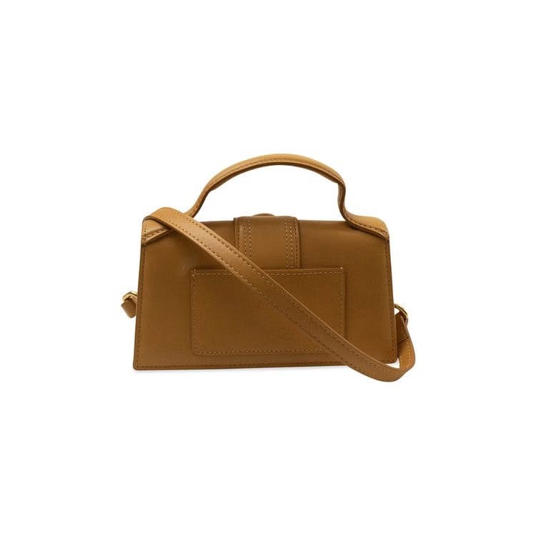 Jacquemus Le Bambino Leather Crossbody Bag Tan