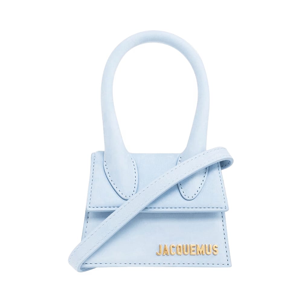 Jacquemus Le Chiquito Signature Mini Handbag Blue Gold