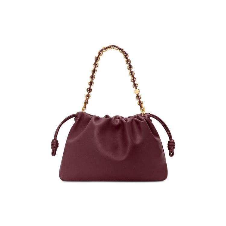 Loewe Large Flamenco Bag Dark Burgundy