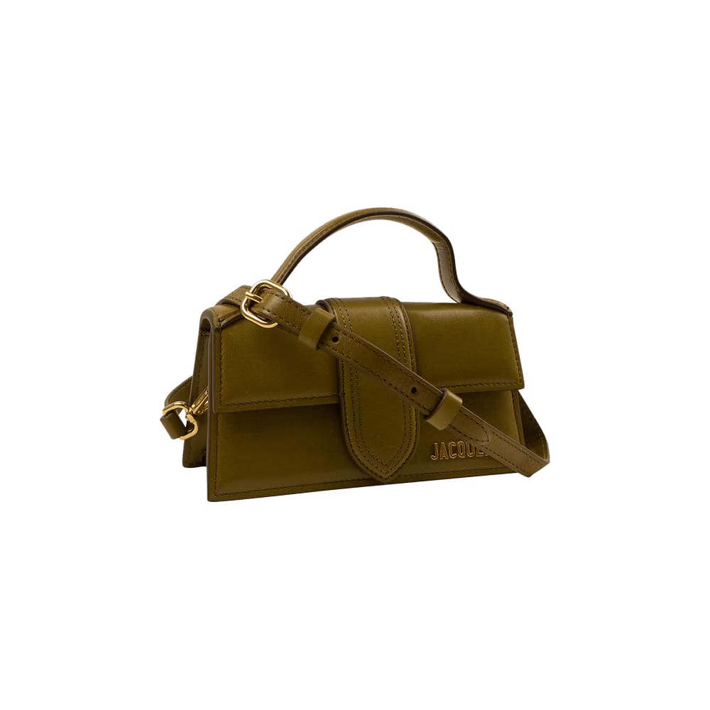 Jacquemus Le Bambino Leather Crossbody Bag Olive