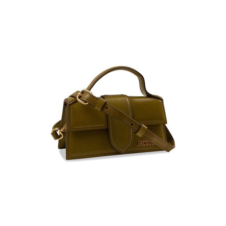 Jacquemus Le Bambino Leather Crossbody Bag Olive