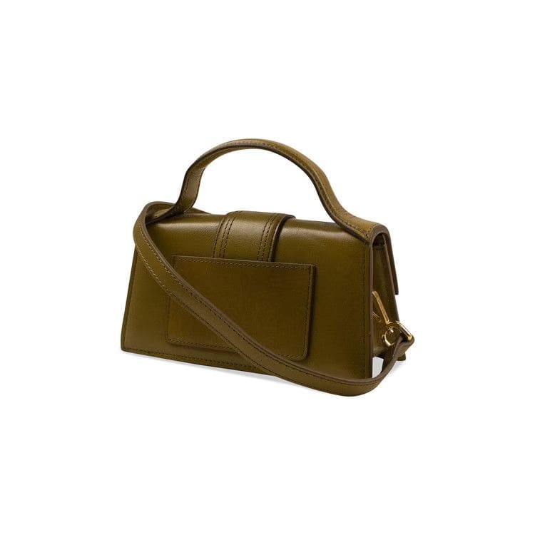 Jacquemus Le Bambino Leather Crossbody Bag Olive