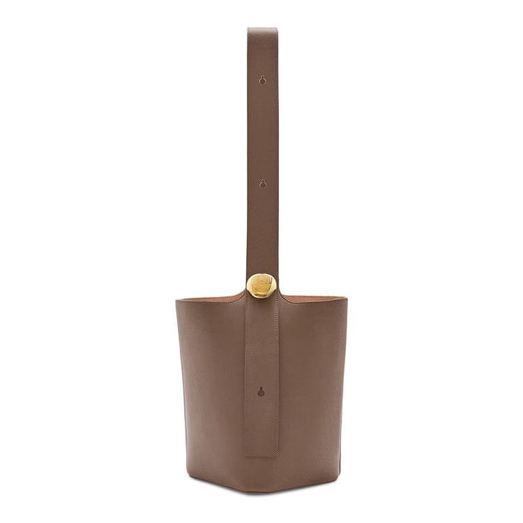 Loewe Medium Pebble Bucket Bag Tundra