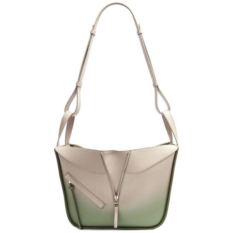 Loewe Hammock Degrade Small Bag Rosemary/Light Oat