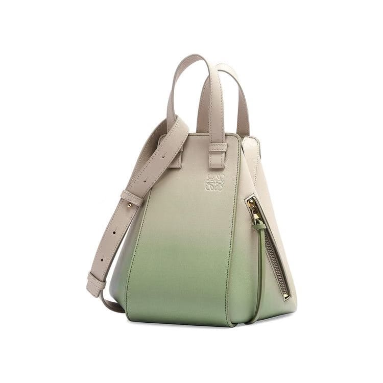 Loewe Hammock Degrade Small Bag Rosemary/Light Oat