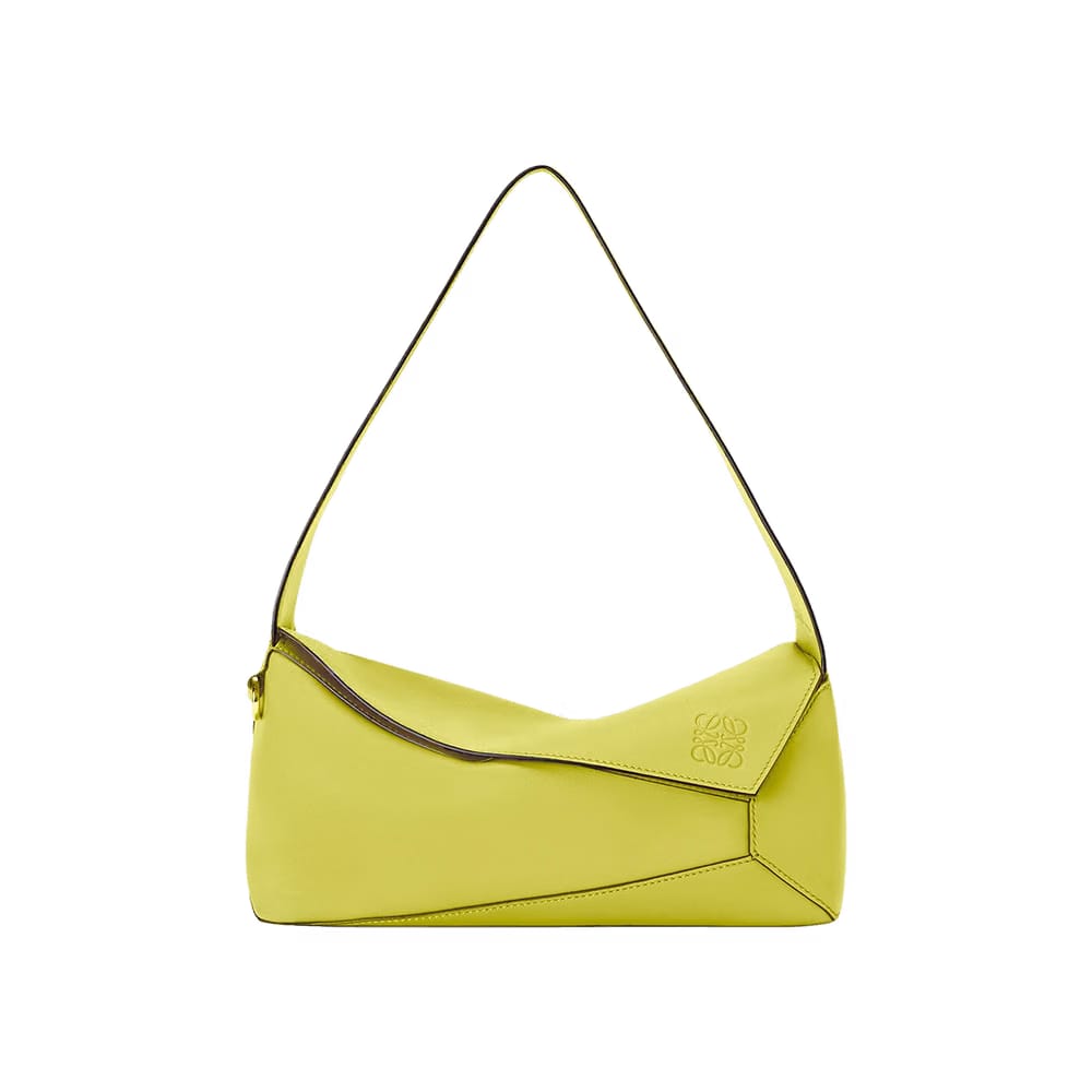 Loewe Puzzle Hobo Bag Lime Yellow
