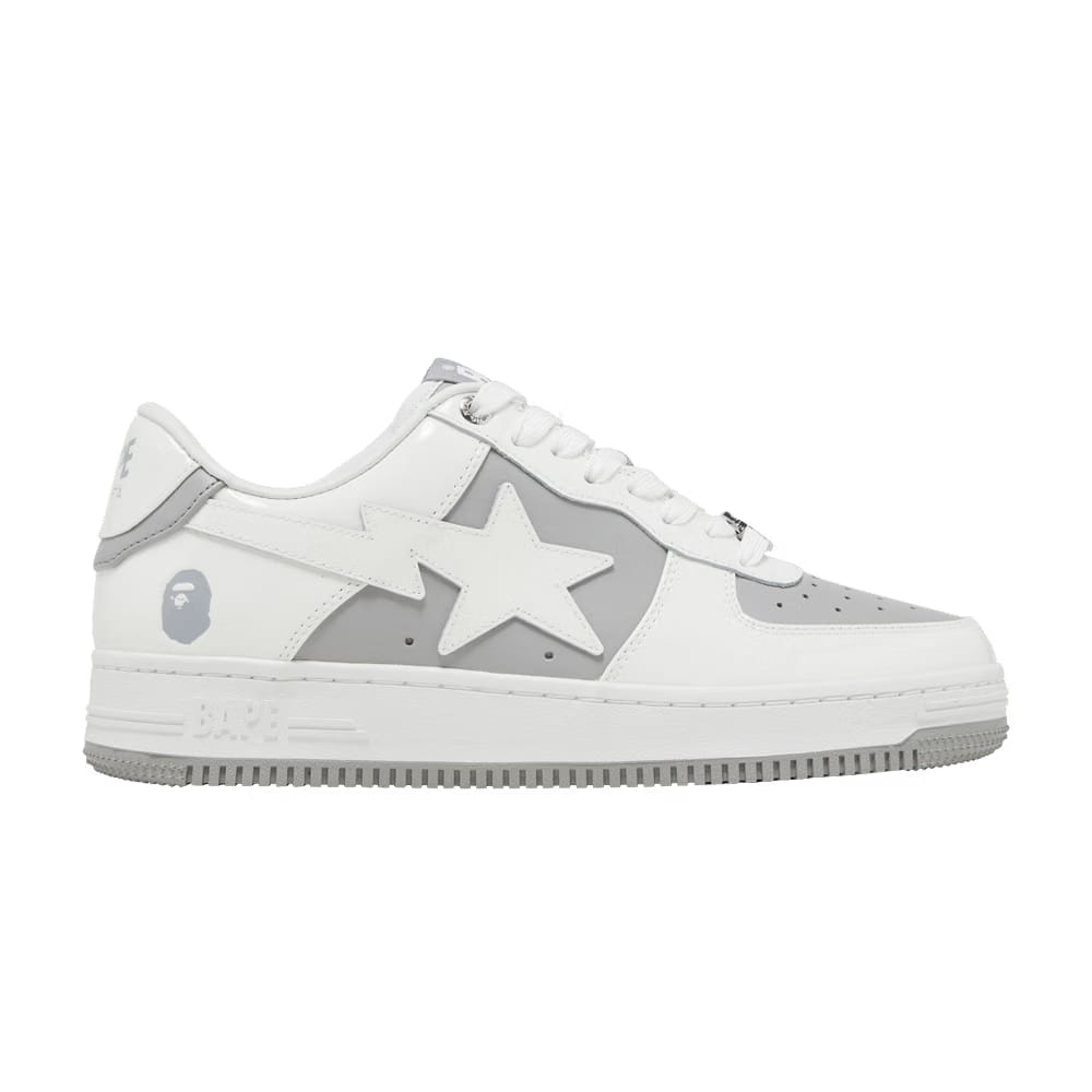 Bapesta #6 Patent Leather Pack - Grey