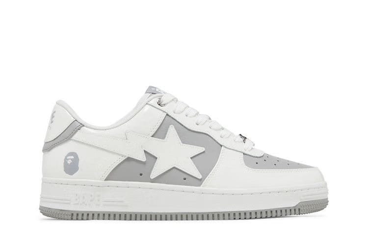 Bapesta #6 Patent Leather Pack - Grey