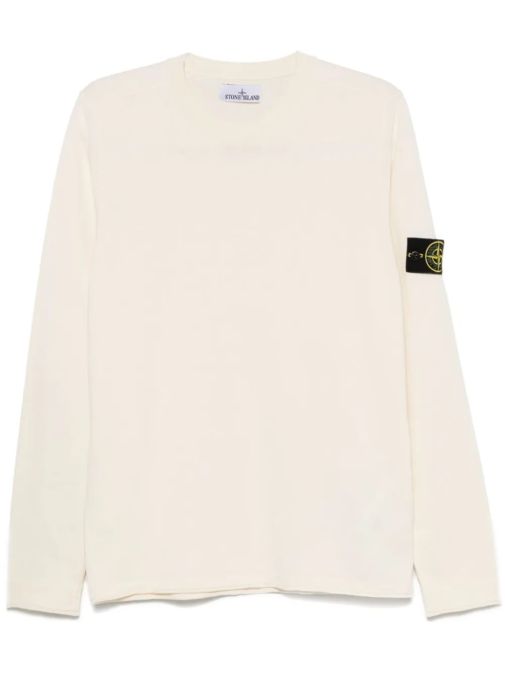 Compass-badge sweater
