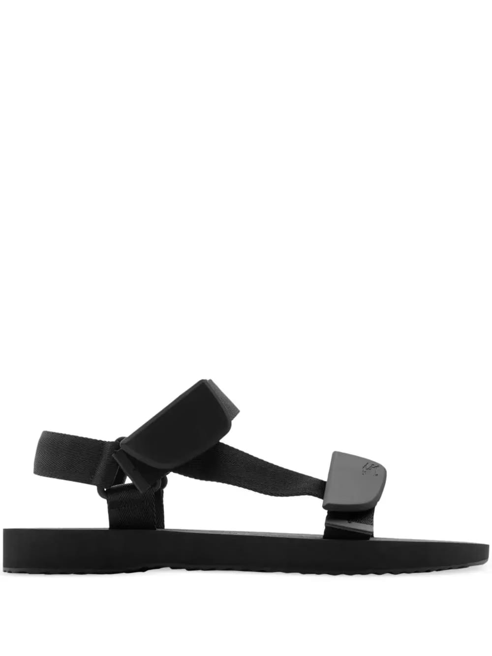 Trek logo-debossed sandals