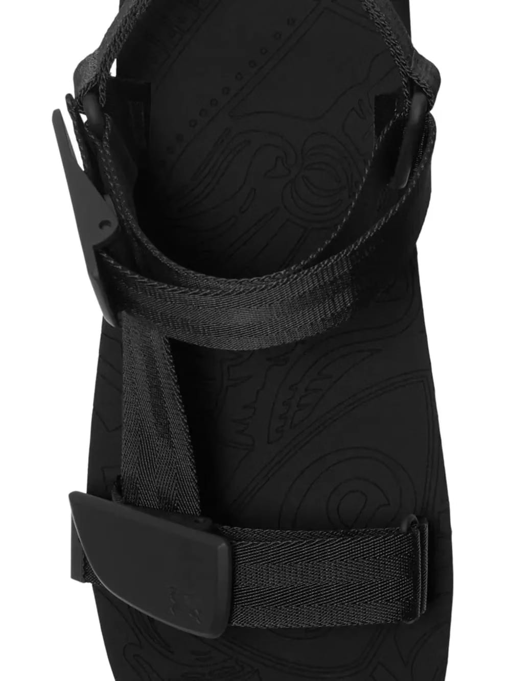 Trek logo-debossed sandals