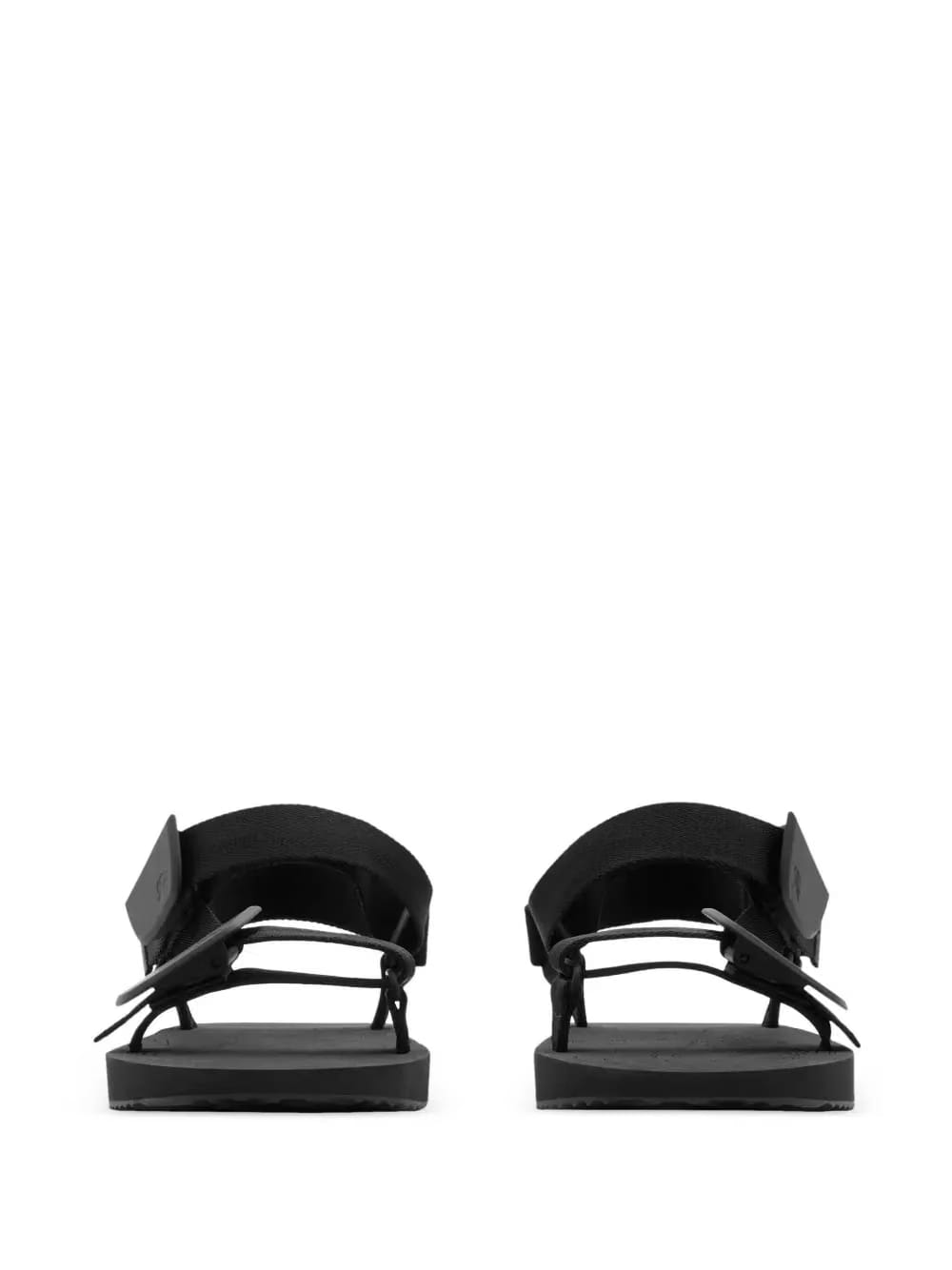 Trek logo-debossed sandals