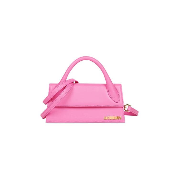 Jacquemus The Long Chiquito Smooth Leather Structured Bag Pink