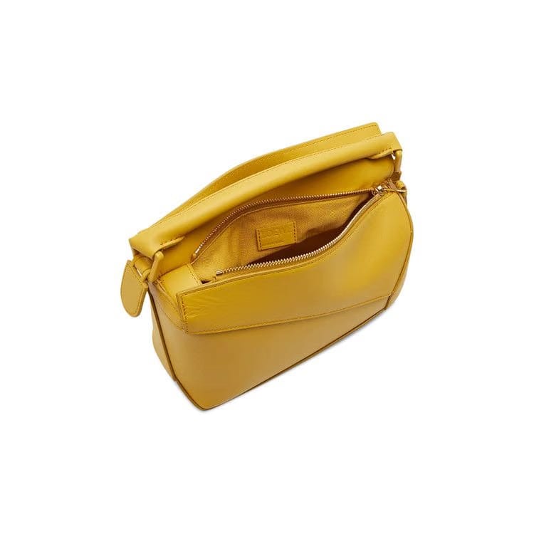 Loewe Small Puzzle Bag Pale Yellow Glaze