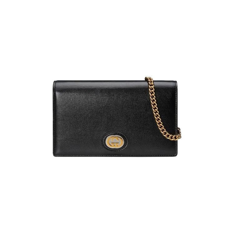 Gucci Marina Chain Wallet Black
