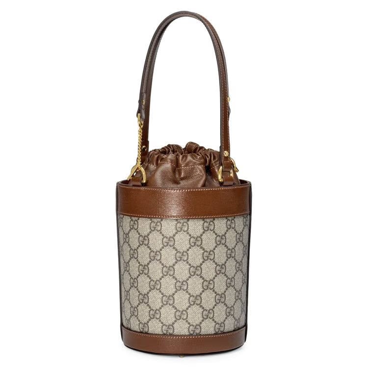 Gucci Horsebit 1955 Small Bucket Bag Beige