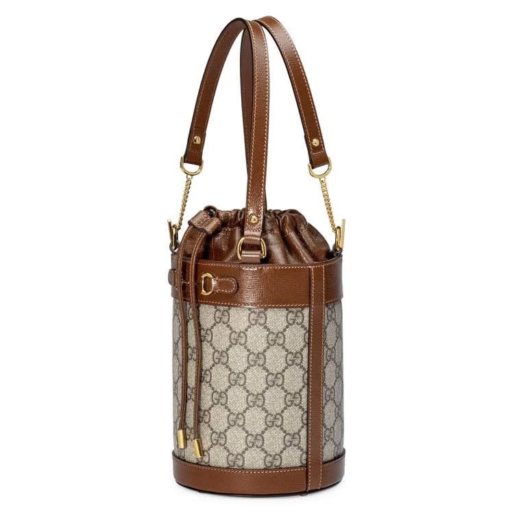 Gucci Horsebit 1955 Small Bucket Bag Beige