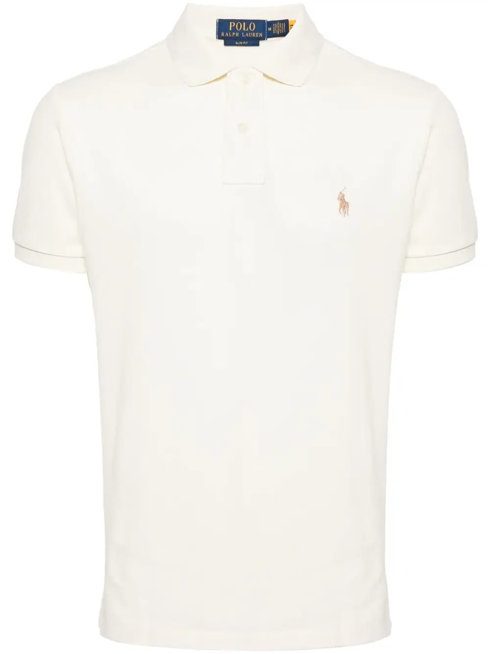 Pony-embroidered cotton polo shirt