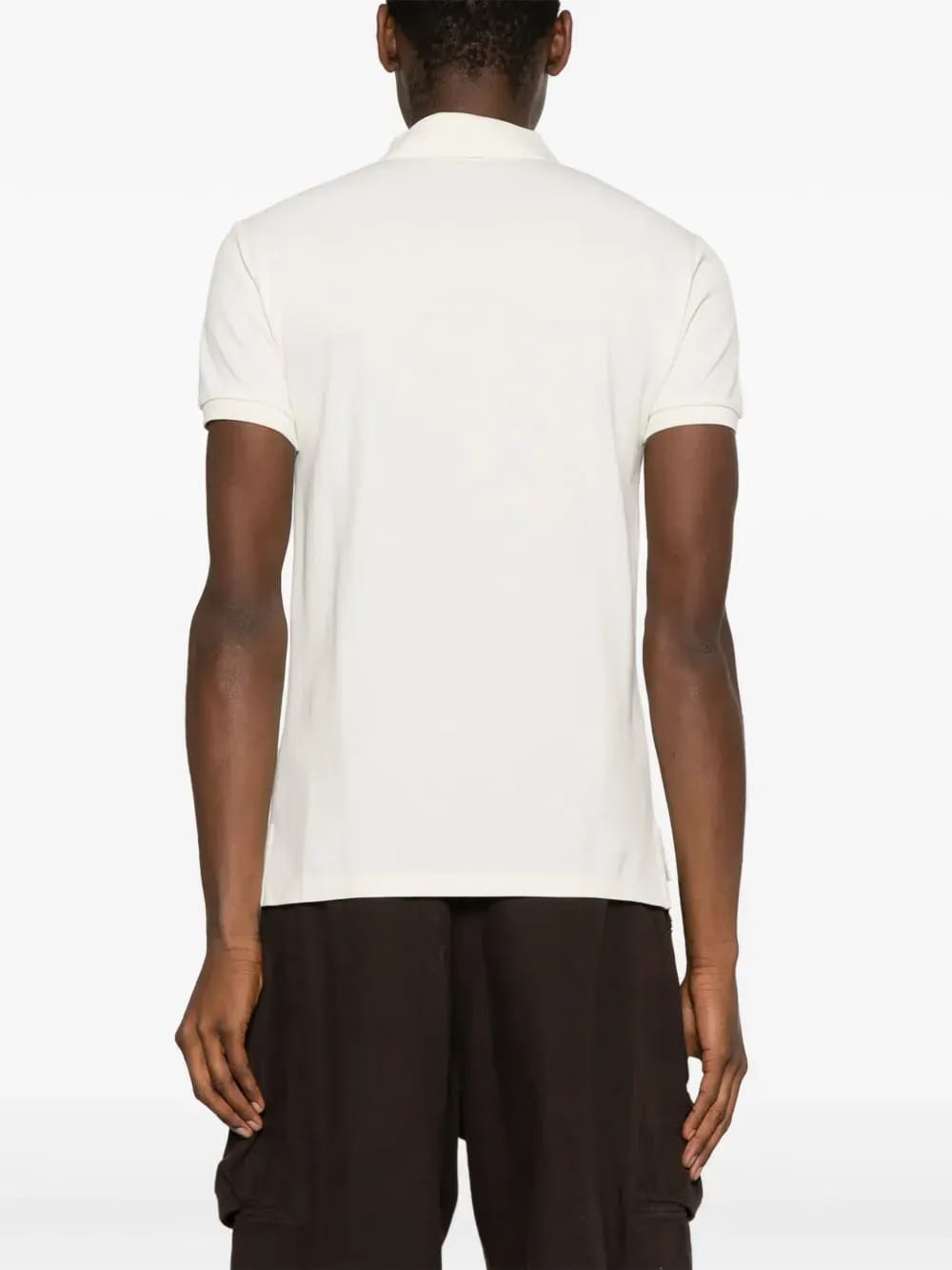 Pony-embroidered cotton polo shirt