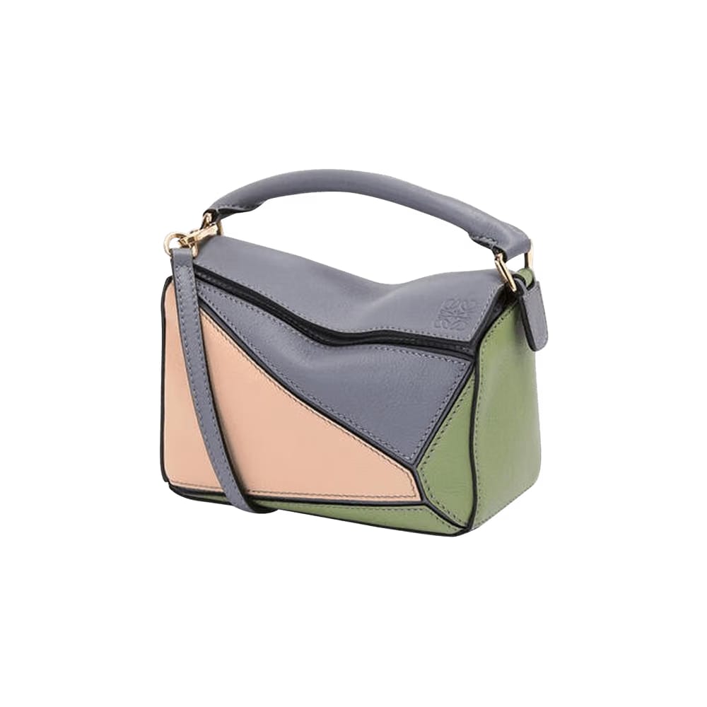 Loewe Puzzle Mini Bag Asphalt Grey/Nude
