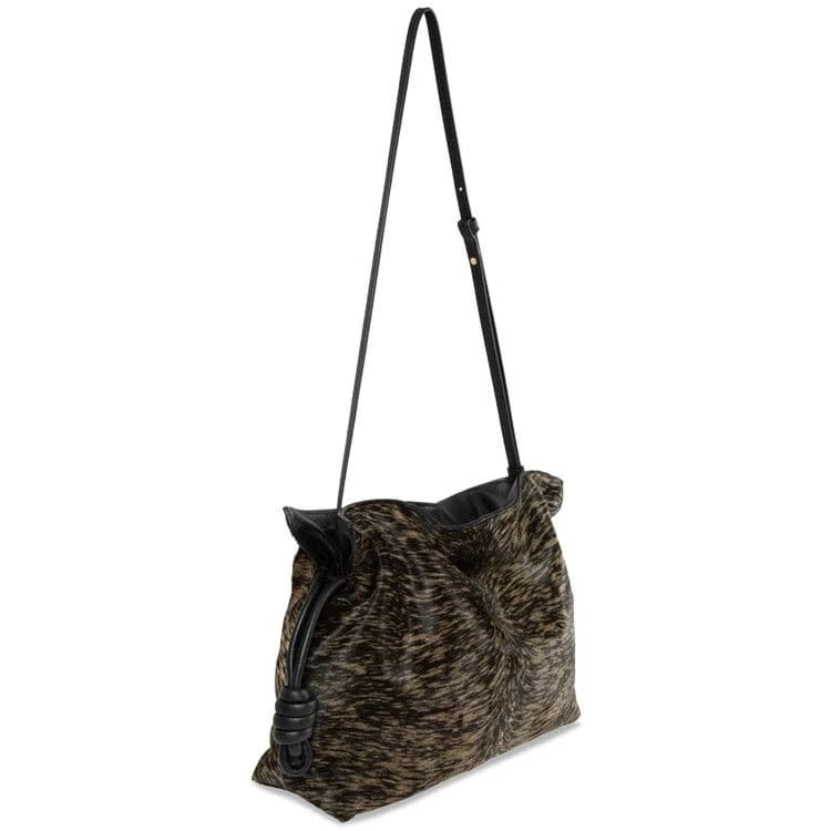 Loewe Flamenco Clutch Bag Dark Khaki Green